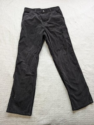 Carhartt WIP Single Knee Pants Mens 31x32 Black Corduroy Carpenter Workwear