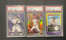 Juan Soto PSA 3 Graded Lot ! 2021 Chronicles Gold, 2024 Topps Chrome Black /150