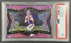 J.J. MCCARTHY PSA 9 2024 SELECT #441 ROOKIE FIELD LEVEL PINK GLITTER PRIZM 13/15