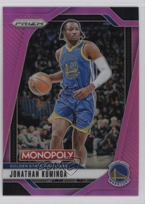 2024-25 Panini Prizm Monopoly Pink Prizm 169/199 Jonathan Kuminga #84 4l3