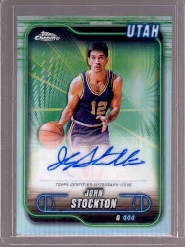 2024 Topps Chrome Basketball Refractor John Stockton #TCA-JS