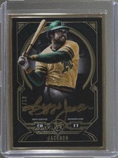 2017 Topps Museum Collection Framed Gold Frame 5/10 Reggie Jackson Auto HOF x0y