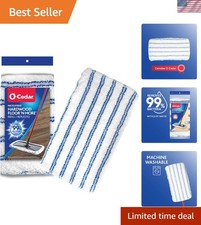 Reusable Hardwood Floor Microfiber Mop Refill - Gentle on Floors, Deep Cleaning