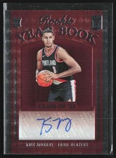 Kris Murray 2023-24 Donruss Elite Rookie Year Book RC Auto #RYB-KMP Portland