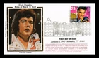 ELVIS PRESLEY ROCK & ROLL LEGENDS OF MUSIC FDC COLORANO SILK CACHET US COVER