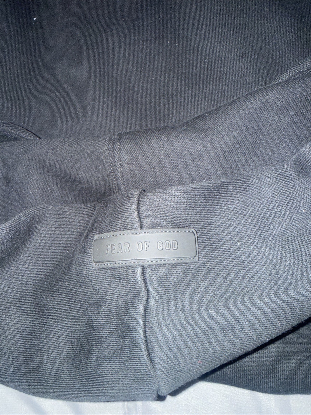 Black Essentials Pullover, Size Small, Big Fit - image 1