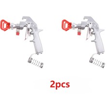 2pcs Silver Flex Plus Airless Spray Gun w/ Guard 248157 for road marking machine