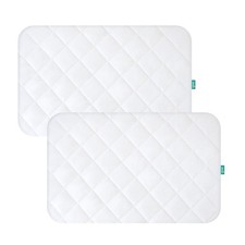 Mini Crib Mattress Protector 2 Pack Mini Crib Sheets Waterproof Pad Cover  3...