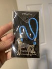 Metal Two Sided Dog Shape Bookmark Silver Blue Animal Theme — photo 2