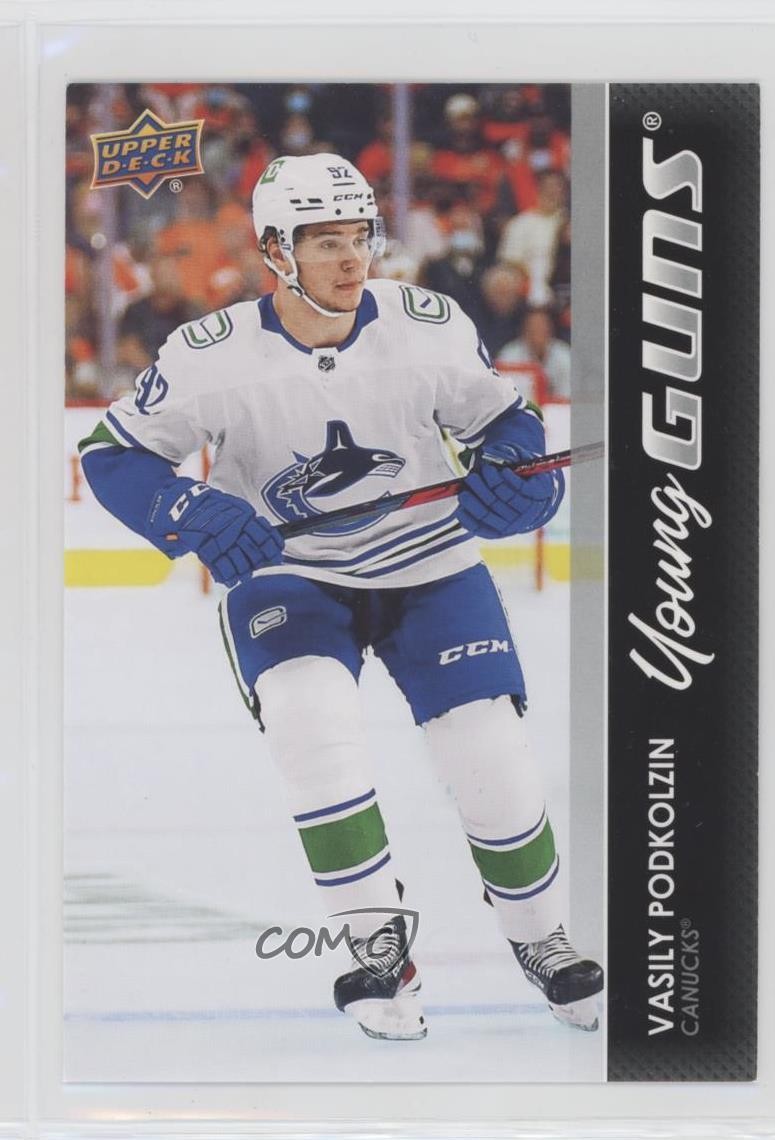 2021-22 Upper Deck Series 2 Young Guns Jumbo Vasily Podkolzin #481 Rookie RC e9p