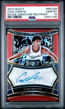 PSA 10 Cam Christie RA 2024 Select Rookie Signatures #RSCAM Red Prizm /99 Auto