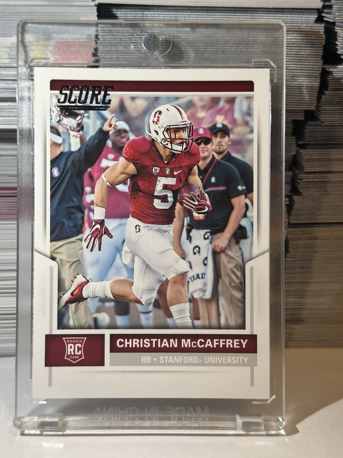 CHRISTIAN MCCAFFREY Rookie 🔥2017 Score - Rookies #373 (RC)🔥 49ers / Stanford