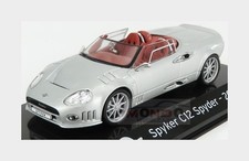 1:43 Edicola Spyker C12 Spyder 2008 Con Vetrina With Showcase Silver ABSUP041 Mo