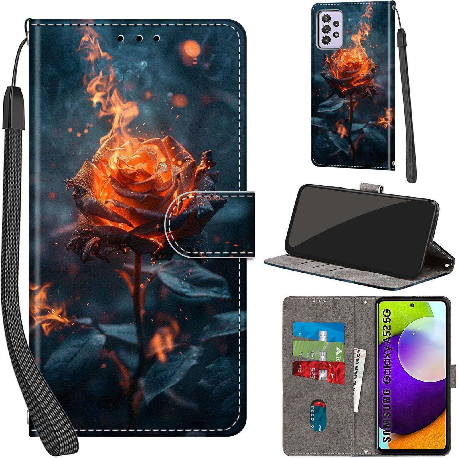 Coque Samsung A52 anti-choc housse portefeuille protection écran