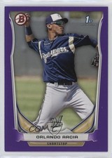 2014 Bowman Prospects Purple Orlando Arcia #BP71 9cf