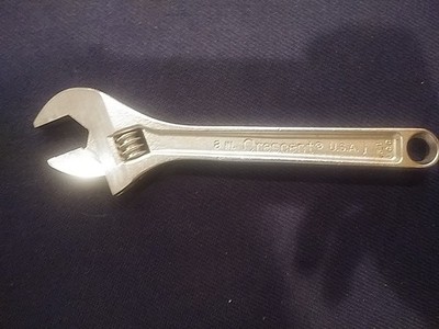 Vintage Crescent USA Adjustable Wrench   Original Since 1907
