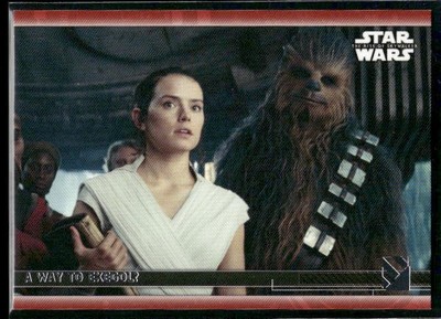 2020 Star Wars Rise of Skywalker Series 2 #14 A Way to Exegol? Red #'d/199