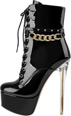 onlymakerheels Platform Boots for Women, Size US 12 EU 43 UK 10