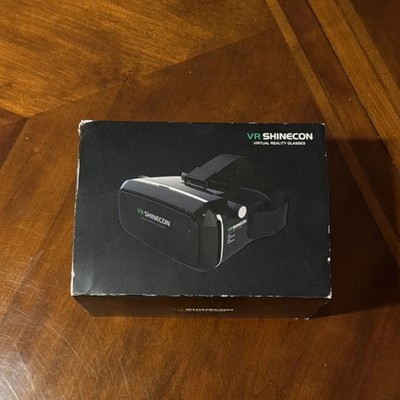VR Shinecon VR Headset Black Plastic Smartphone Virtual Reality Glasses