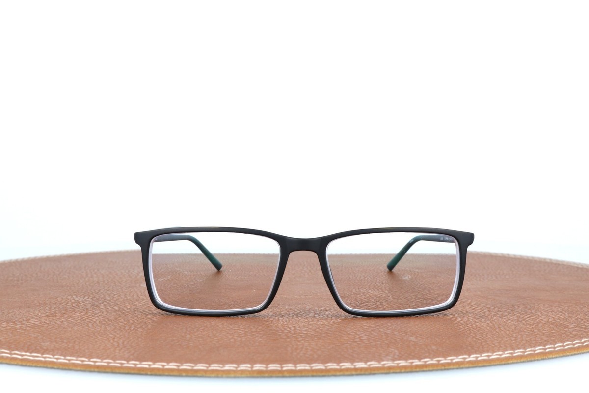 Revel Port Black Rectangle Eyeglasses Frames 31-P1961 55-17 