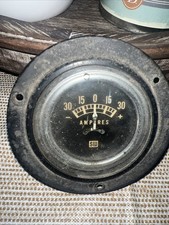 Vintage Stewart Warner Sw 2 0-30 Amp Ampere Gauge -30 To 30 Hot Rat Rod