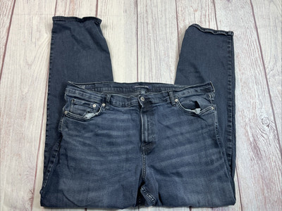 Calvin Klein Jeans Men s 40x32 Straight Fit Dark Wash Denim