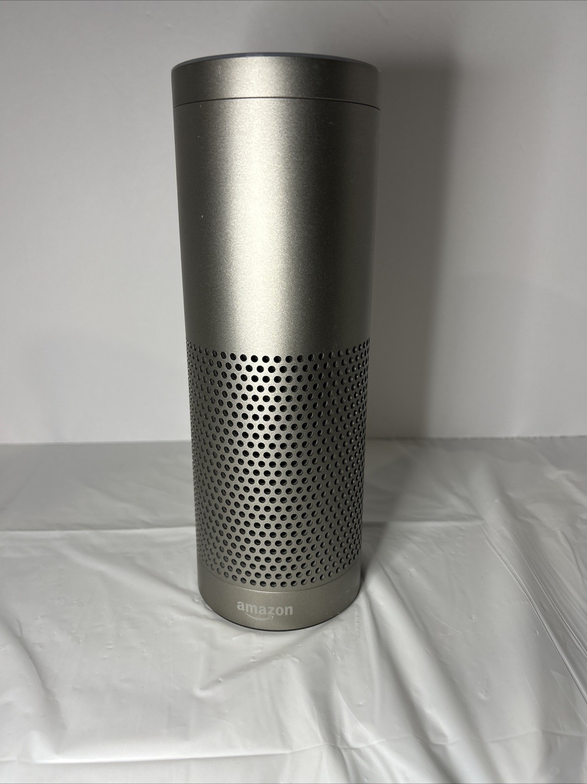 Amazon Echo Plus (1st Gen) Smart Speaker — Silver — Model ZE39KL — Tested