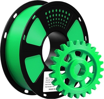 Geeetech 1,75 mm ASA 3D-Drucker-Filament 1 kg Grün UV- und witterungsbeständige