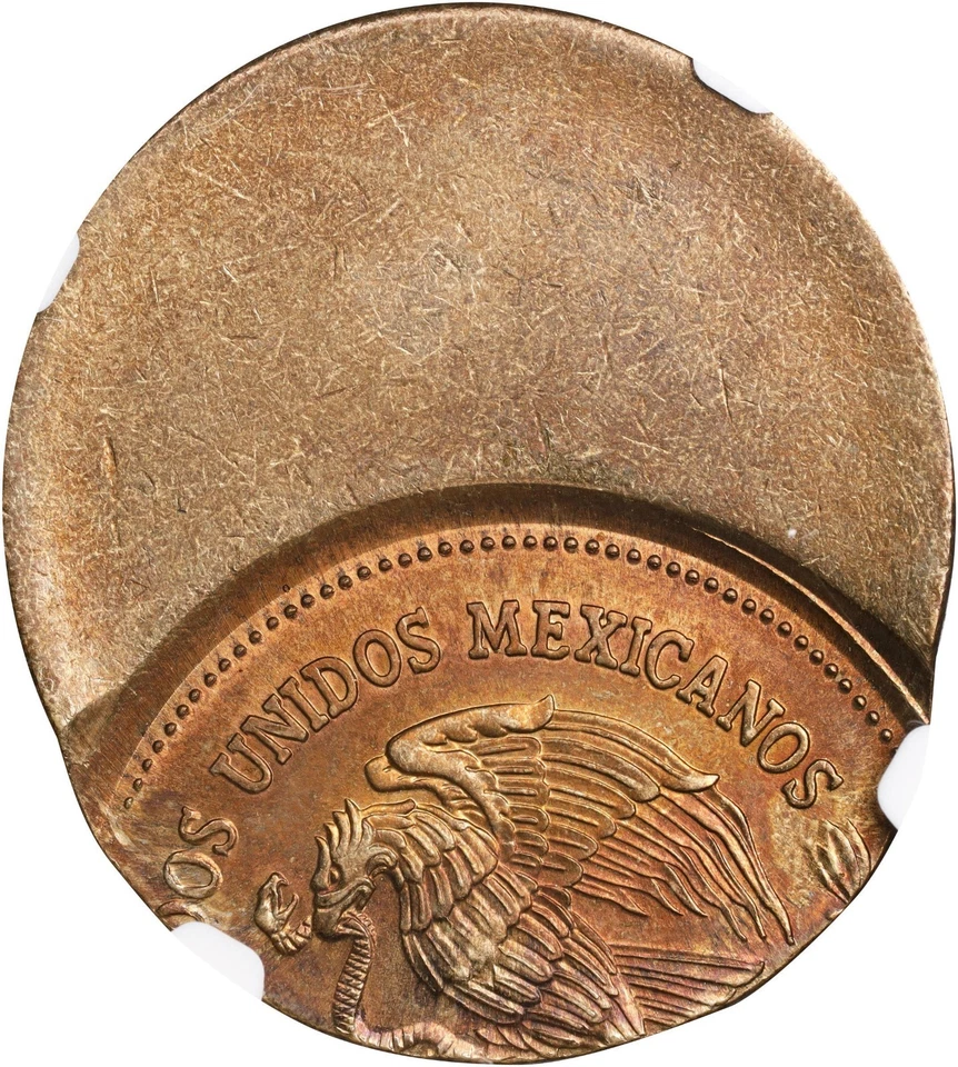 ER482 MEXICO. Mint Error-Struck 55% Off Center -1000 Pesos, ND (1988-92)-Mo.MS64 - Image 3 of 4