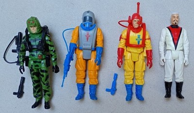 Vintage Action Force Lot 4 Figuren Airfix Palitoy 80er O-Waffen Baron Ironblood
