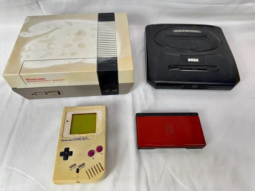 Vintage Consoles For Parts or Repair - NES, Sega Genesis, Nintendo Gameboy
