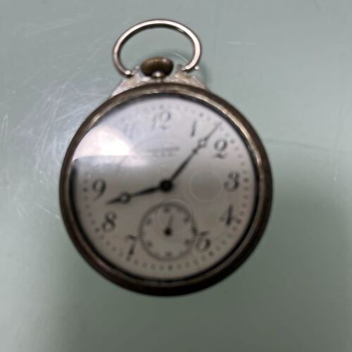 Junk Waltham Vintage Pocket Watch Mechanical Manual Open Face USA - Picture 1 of 8