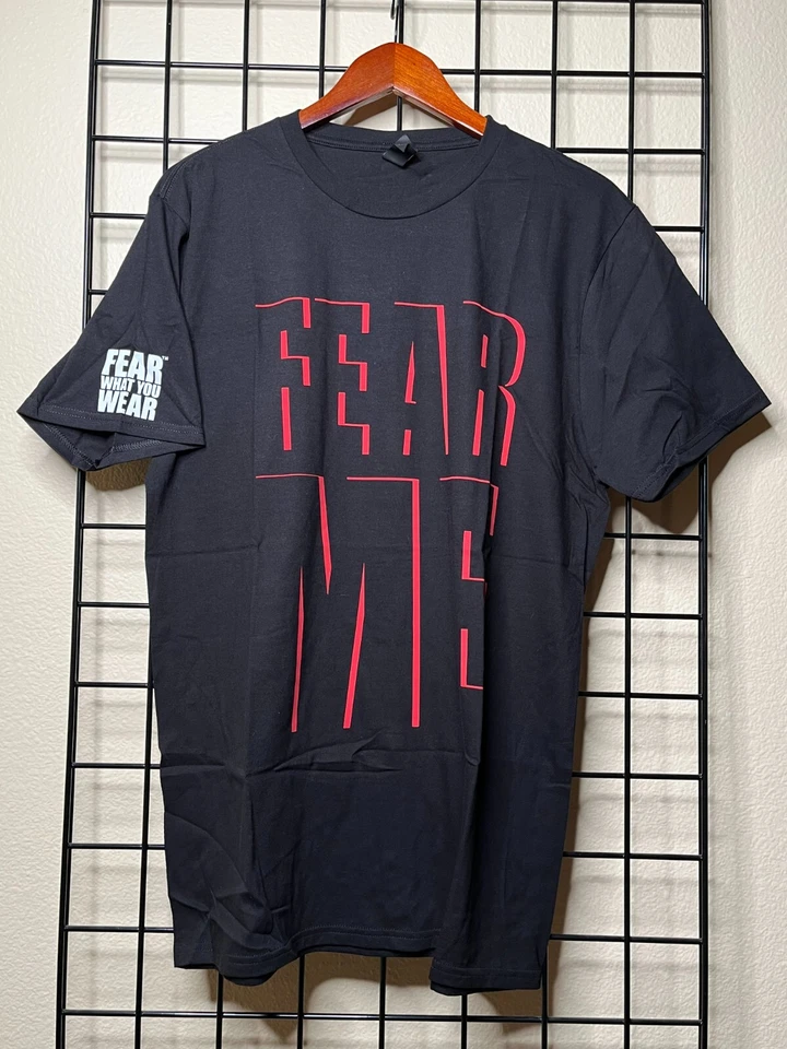 Fear What You Wear "FEAR ME" Halloween Fashion T-Shirt Unisex Lg Bradley Beard - Image 4 of 4