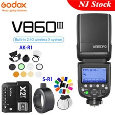 US Godox V860III-C TTL HSS Flash Speedlite X2T-C Trigger S-R1 AK-R1 Kit Fr Canon