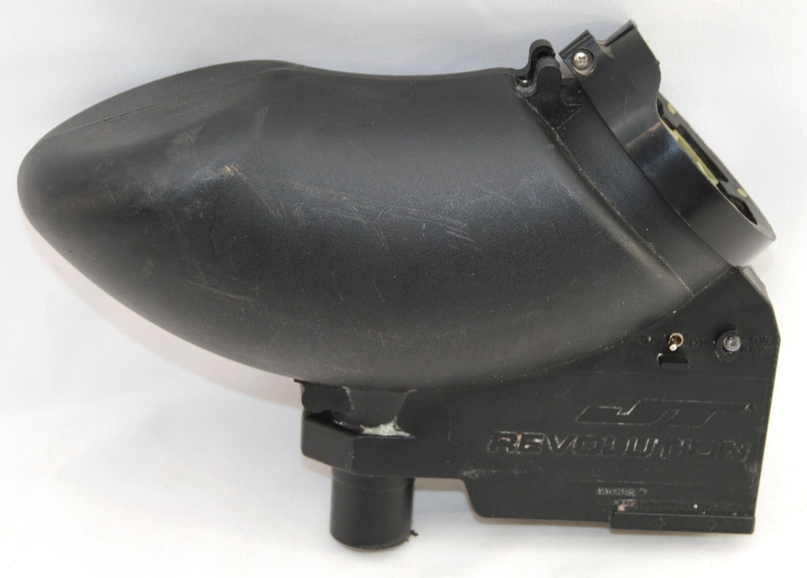 Used JT Revolution Electronic Hopper Paintball Loader Black w/ Olive Speedfeed eBay