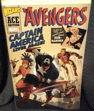 AVENGERS #4 Wizard ACE Edition NM Cassaday cover w/COA Marvel - Captain America