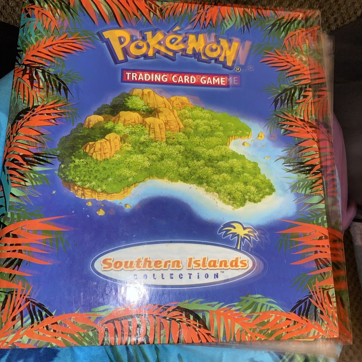 1995 Pokemon Southern Islands Binder With14Holo Card &1 BannedCard