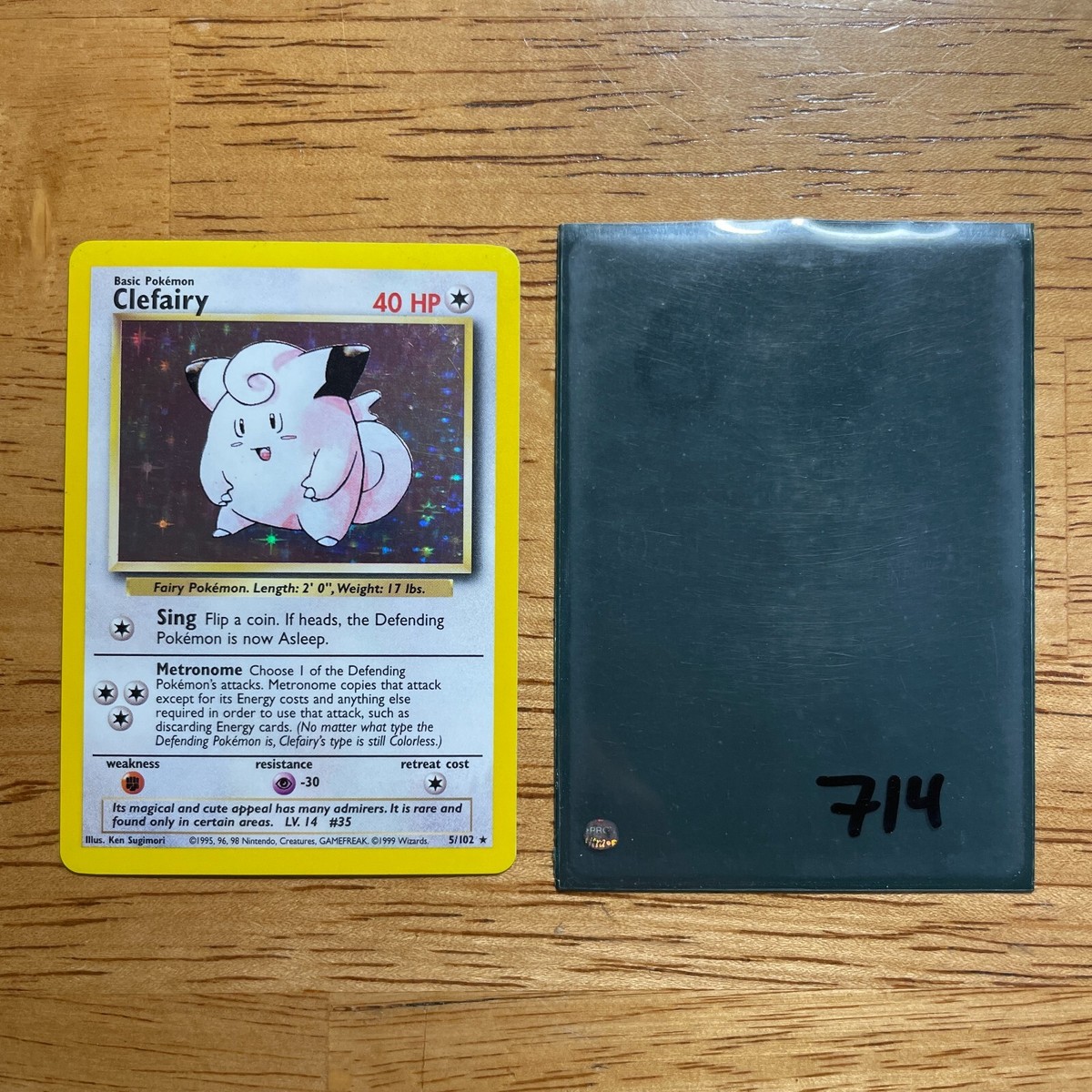 holographic clefairy card value [1st Edition] #5 Prices | Pokemon Base Set Watching Party Once during your turn Fanatics Collect | The most