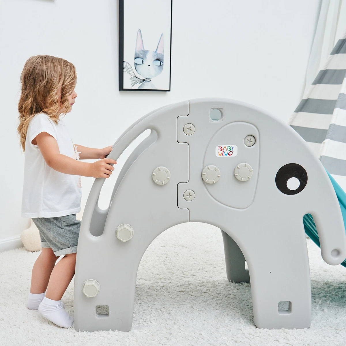 Parque infantil XXL plegable Baby Vivo - : Opiniones