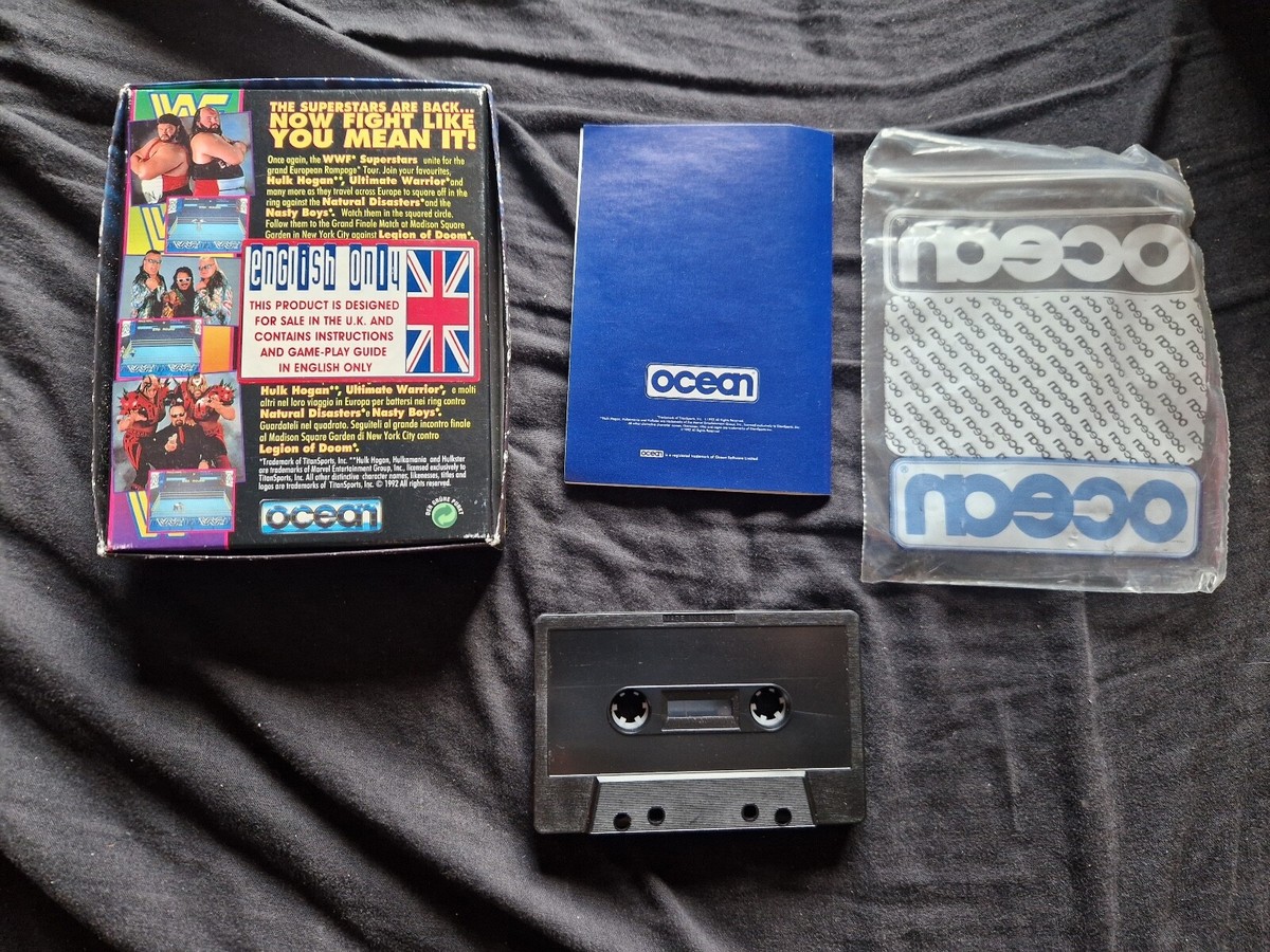 WWF EUROPEAN RAMPAGE TOUR Commodore 64 Cassette Game | eBay