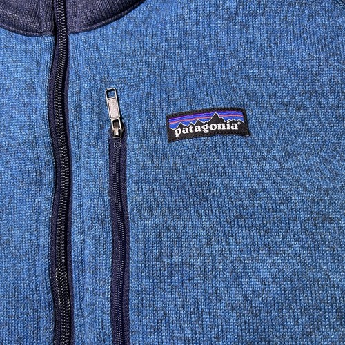 Patagonia Men’s Better Sweater 1/4 Zip Pullover Blue Size Large - Picture 5 of 7