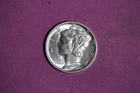 1945 Mercury Dime #M22817