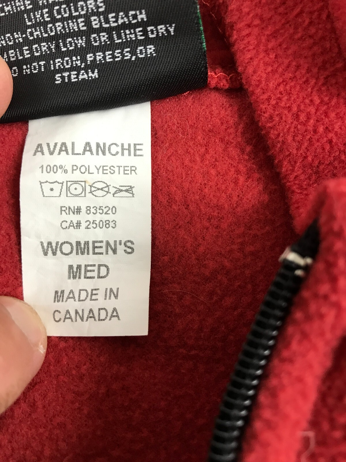 Avalanche Performance Jackets Women's Size M Red … - image 7