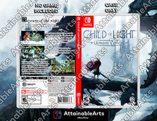 Child of Light: Ultimate Edition - Custom Game Case Switch,2018 - NO GAME INCL