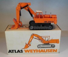 NZG 1/50 Nr. WeMo Raupen-Bagger Atlas AB 2202 D Atlas Weyhausen OVP #2898