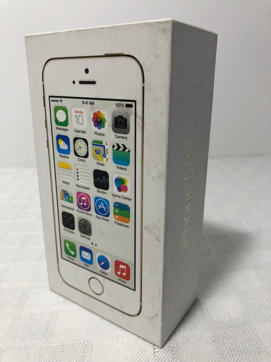 Apple iPhone 5s gold 16GB EMPTY BOX ONLY No Accessories | eBay