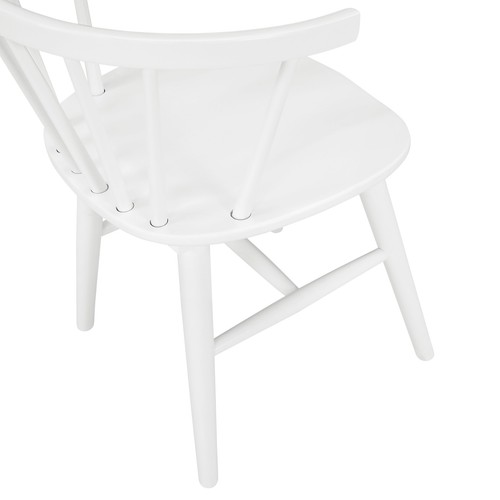 Alwynn 5-Piece Dining Set - White/Natural (Roundhill) - Picture 8 of 10
