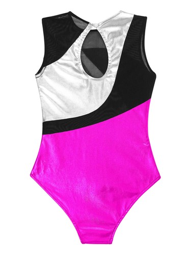 Kids Girl's Rompers Performance Jumpsuit One-Piece Leotard Gymnastics Bodysuit - Picture 89 of 92