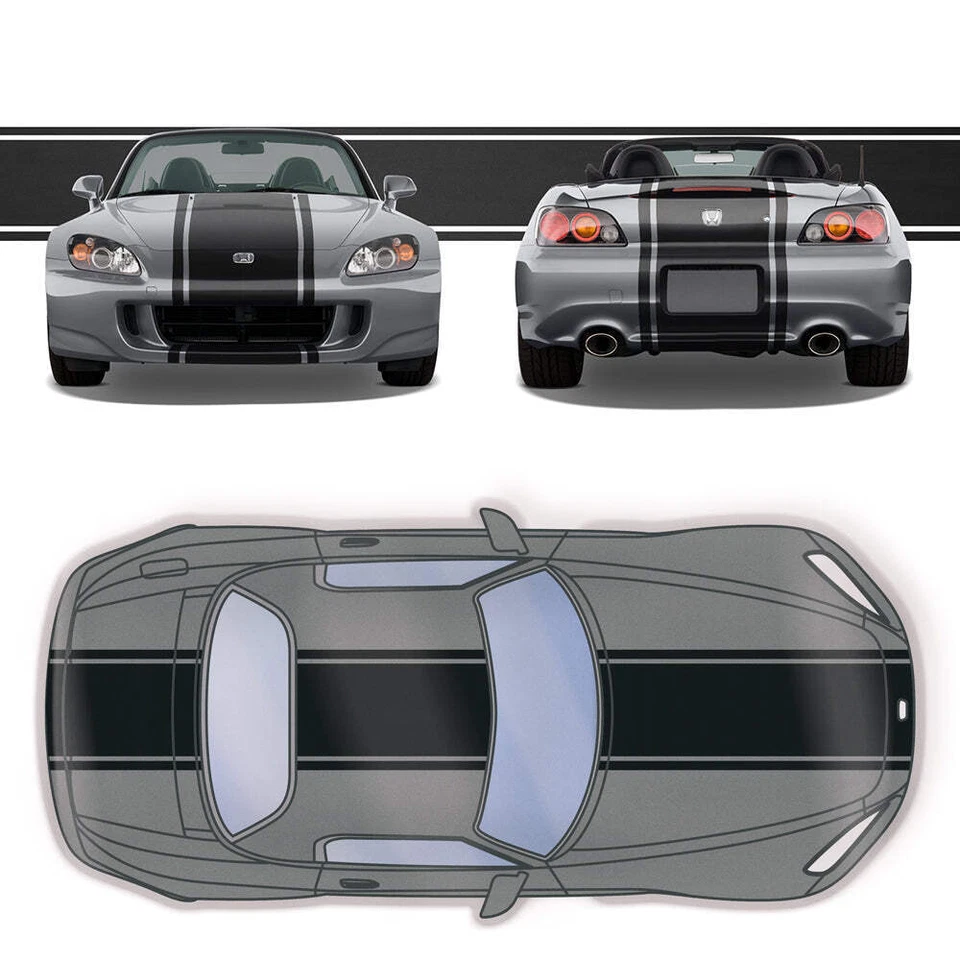 Rayas de carreras autocuración y gráficos para Honda S2000 2003 a 2009 Foto 2 de 4