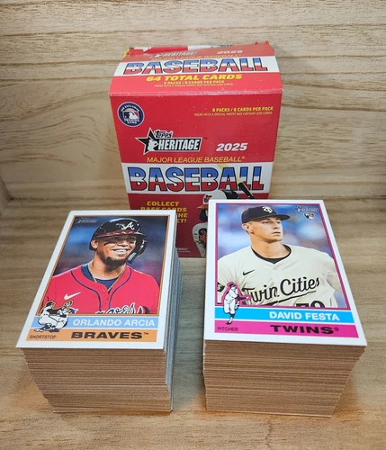 2025 Topps Heritage Base Cards (#1-250) - You Pick - Complete Your Set.